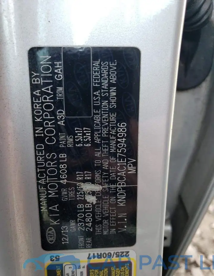 KNDPBCAC1E7594986# 13