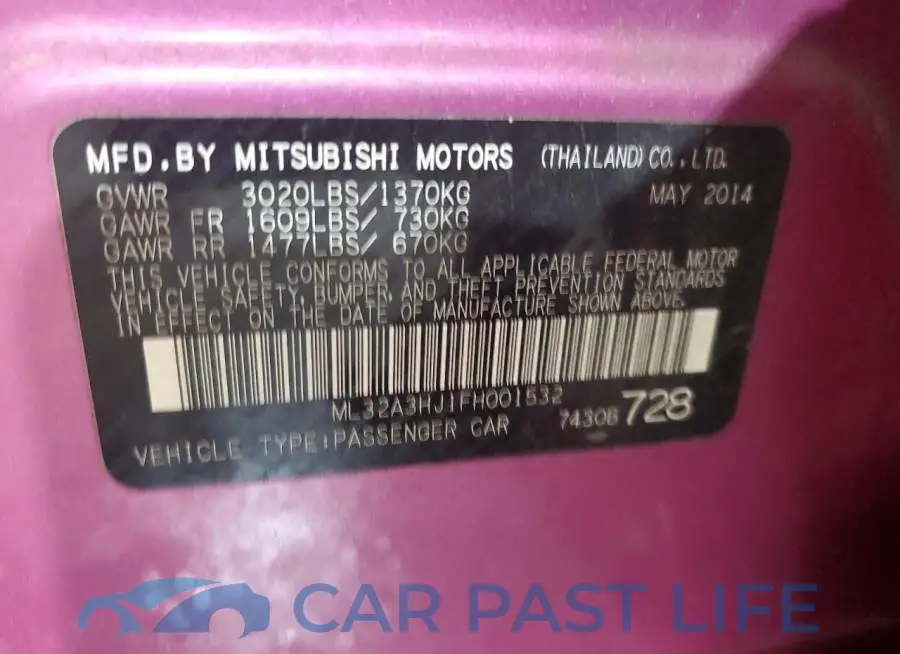 ML32A3HJ1FH001532# 12