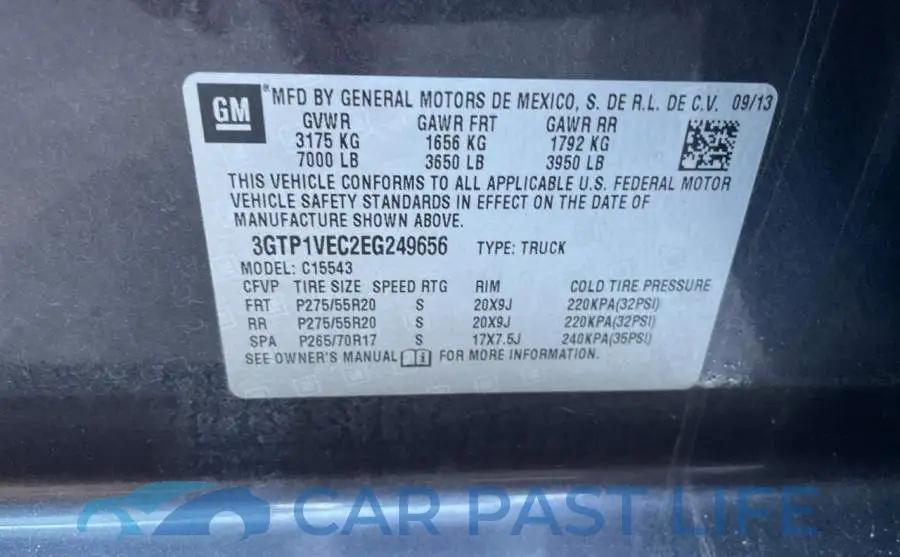 3GTP1VEC2EG249656# 10