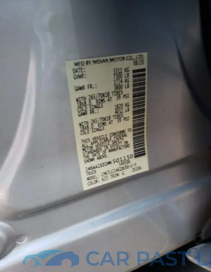 1N6AA1ED1MN501150# 12