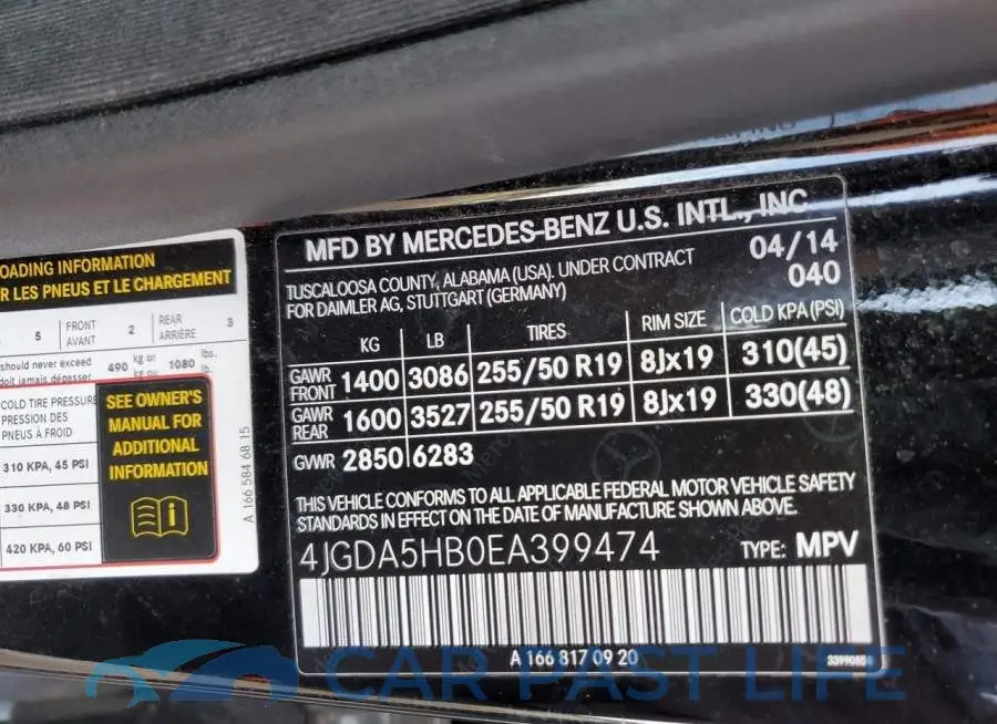 4JGDA5HB0EA399474# 13