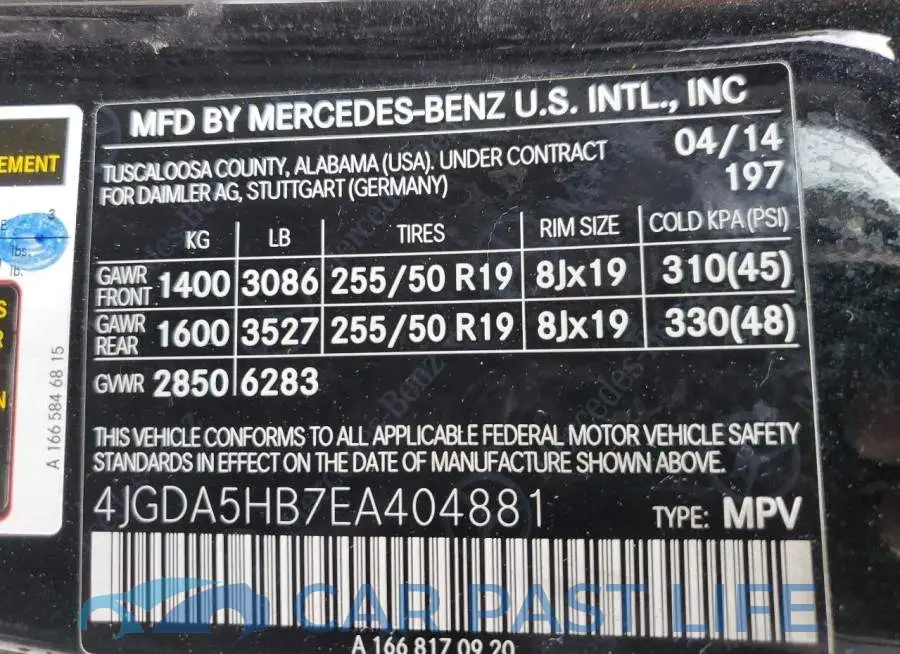4JGDA5HB7EA404881# 13