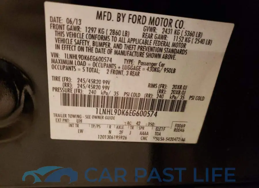 1LNHL9DK6EG600574# 12
