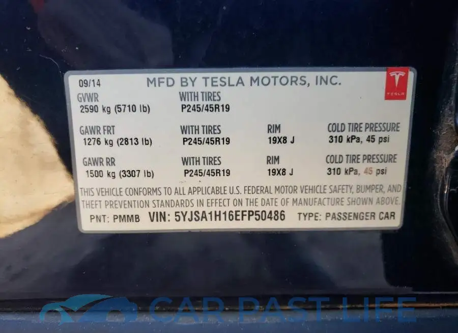 5YJSA1H16EFP50486# 12