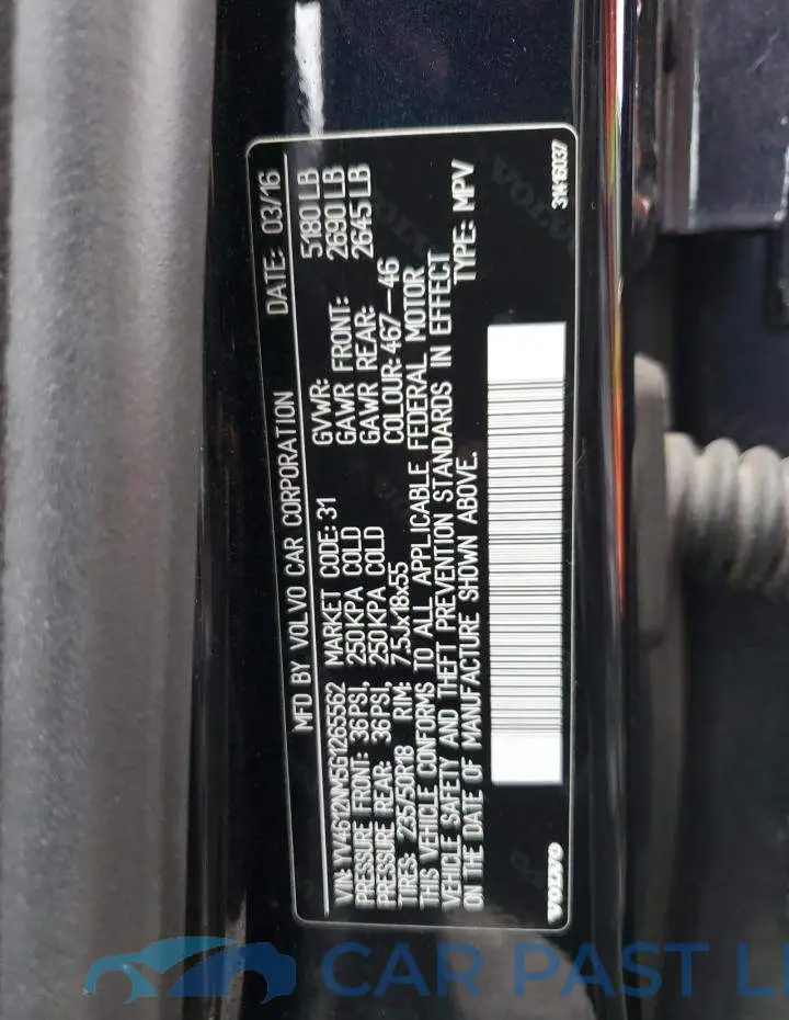 YV4612NM5G1265562# 12