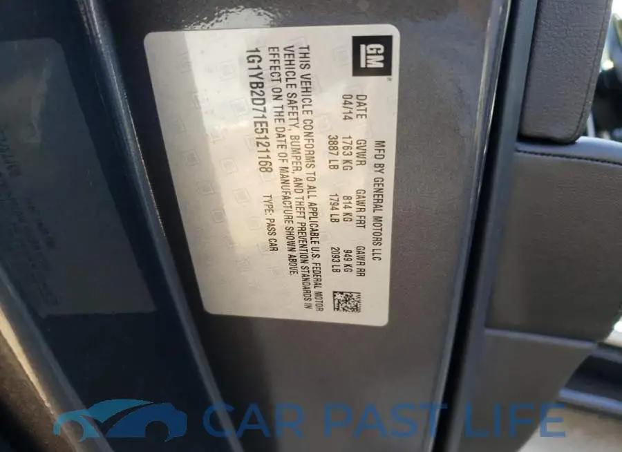 1G1YB2D71E5121168# 12