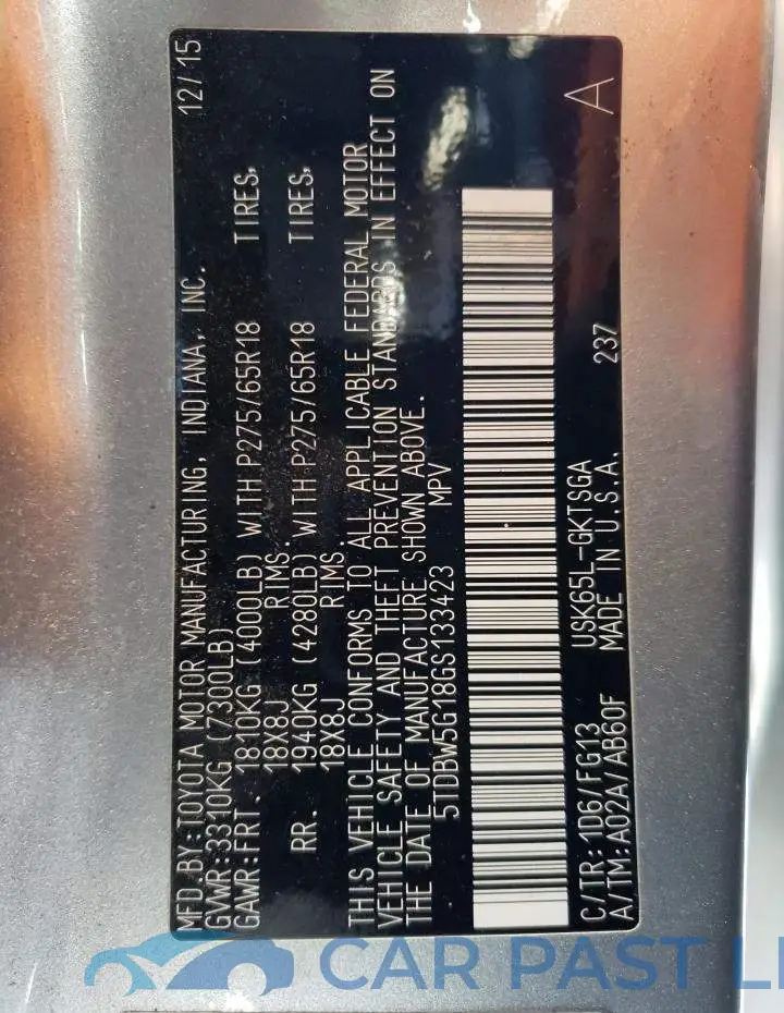 5TDBW5G18GS133423# 14