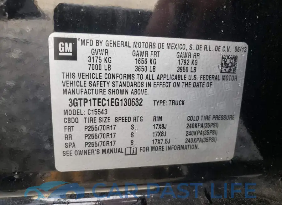 3GTP1TEC1EG130632# 12