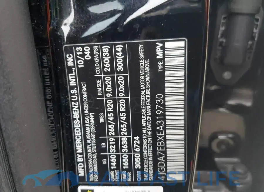 4JGDA7EBXEA319730# 13
