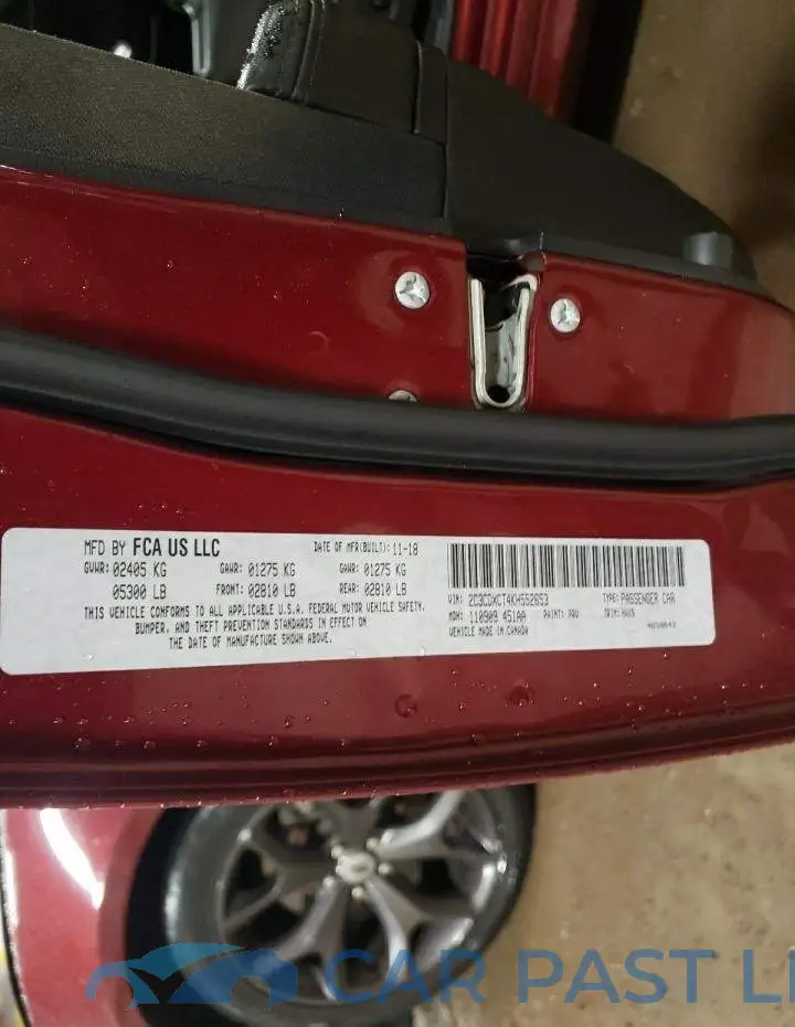 2C3CDXCT4KH552653# 12