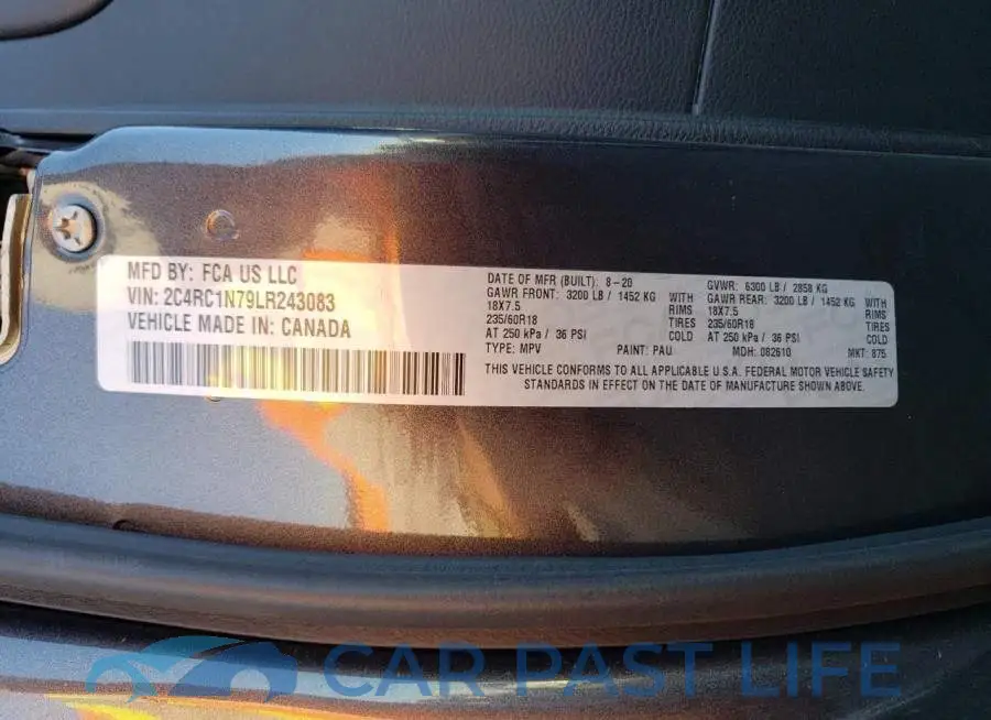 2C4RC1N79LR243083# 14