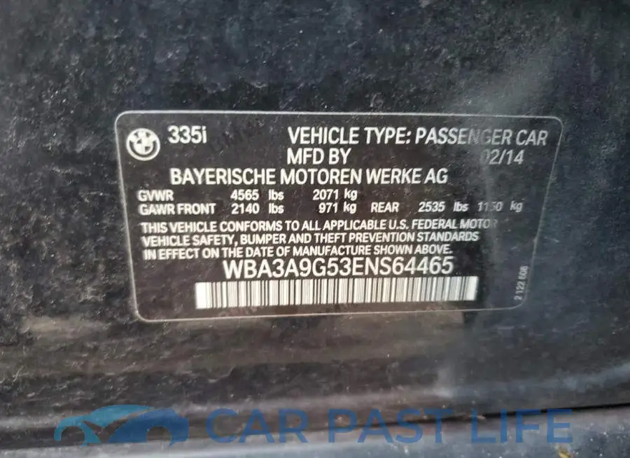 WBA3A9G53ENS64465# 13