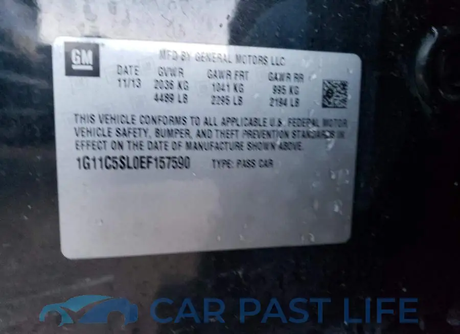 1G11C5SL0EF157590# 13