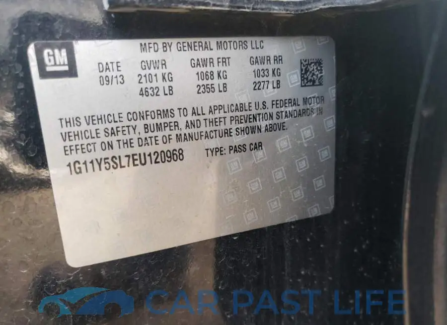 1G11Y5SL7EU120968# 12