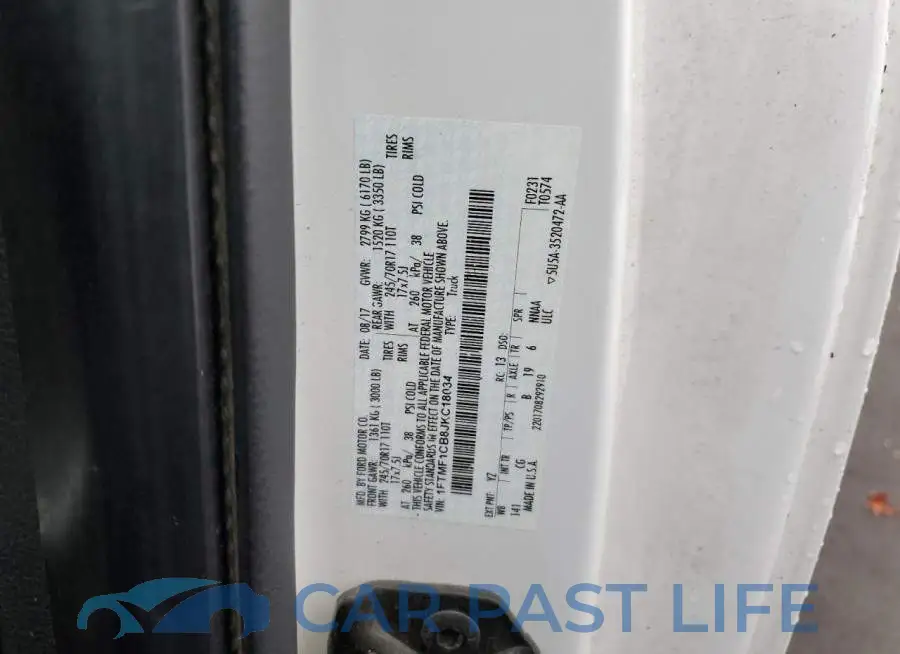1FTMF1CB8JKC18034# 12