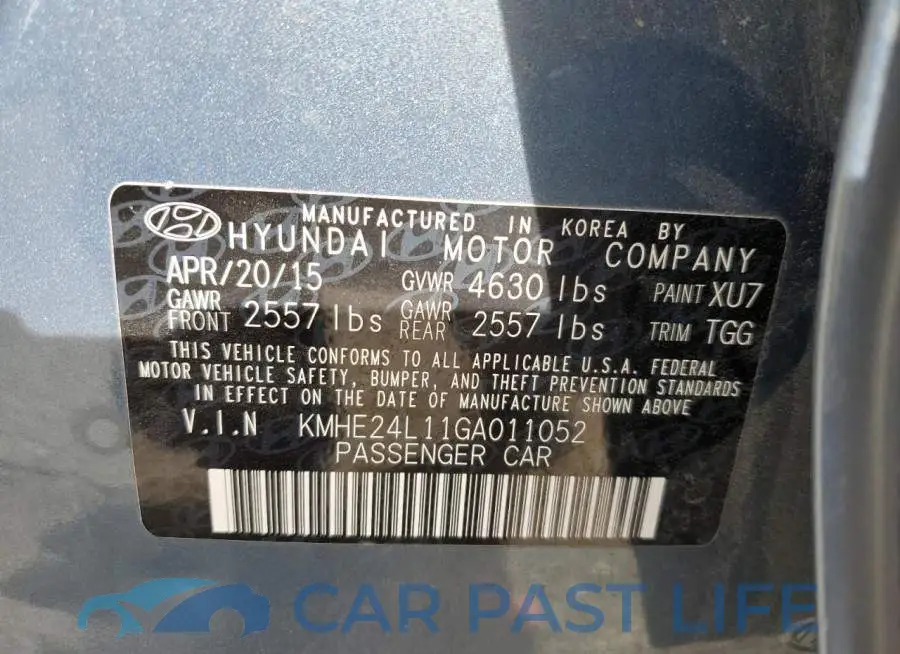KMHE24L11GA011052# 12