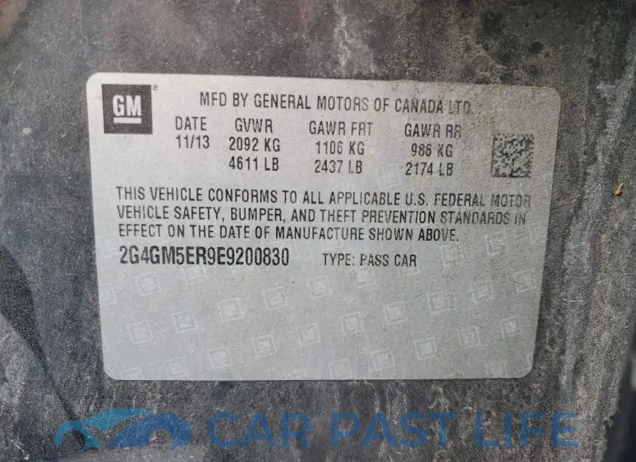 2G4GM5ER9E9200830# 12