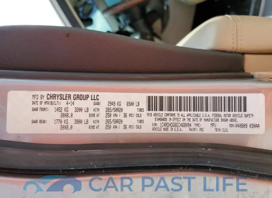 1C4RDHDG6EC468094# 13