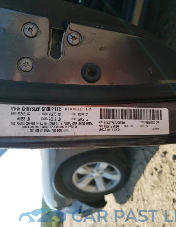 2C3CDYAG7EH126830# 12