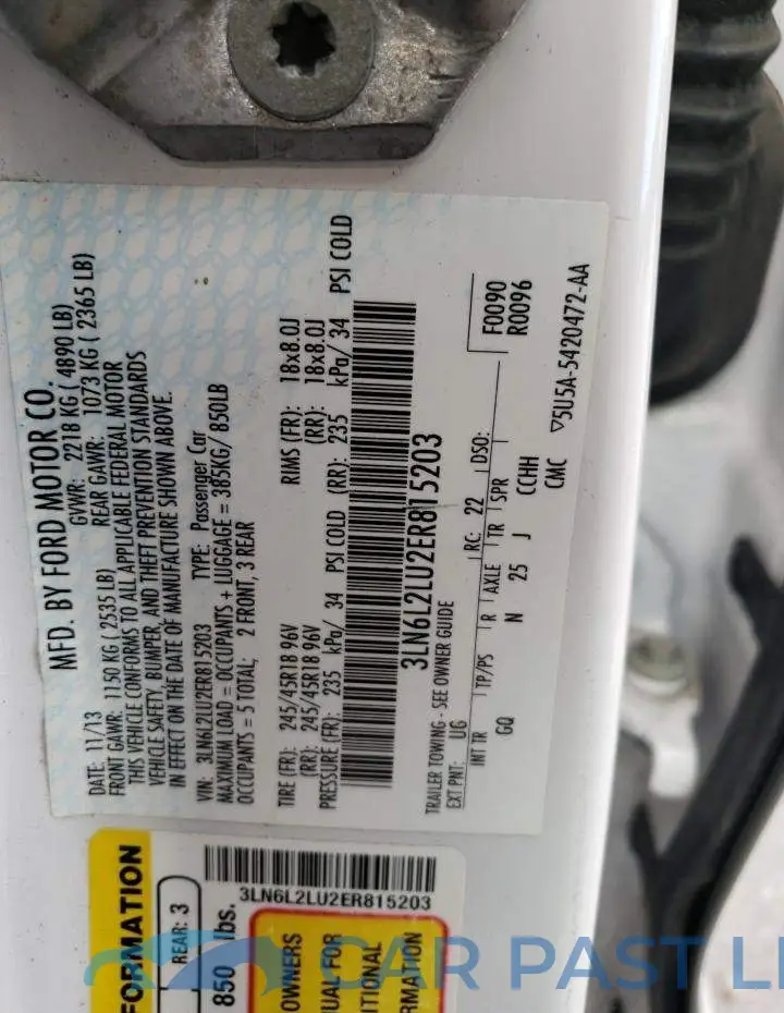 3LN6L2LU2ER815203# 13