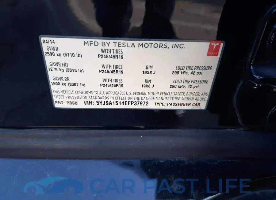 5YJSA1S14EFP37972# 12