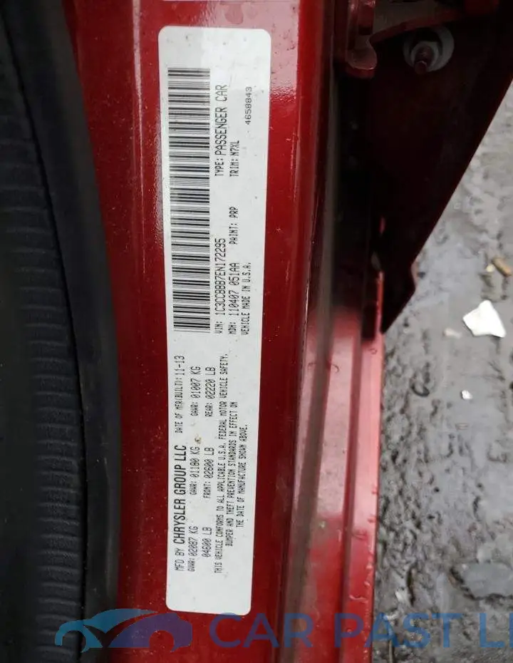 1C3CCBBB7EN172295# 12