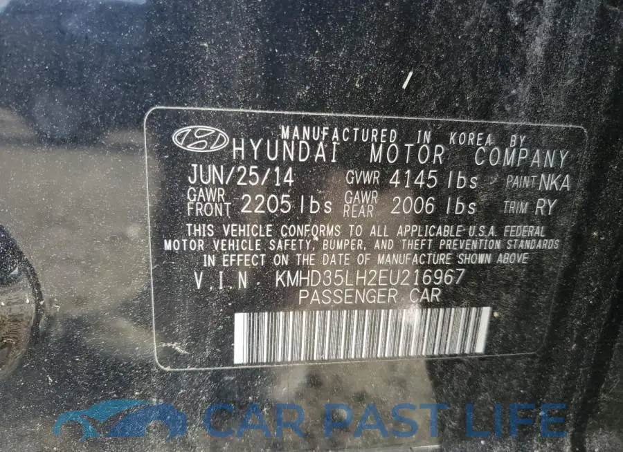 KMHD35LH2EU216967# 12