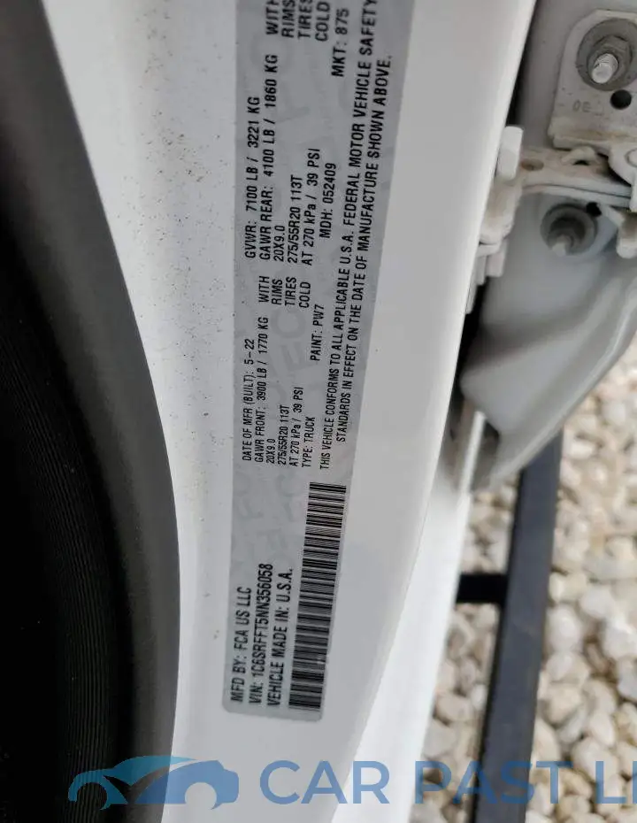1C6SRFFT5NN356058# 12