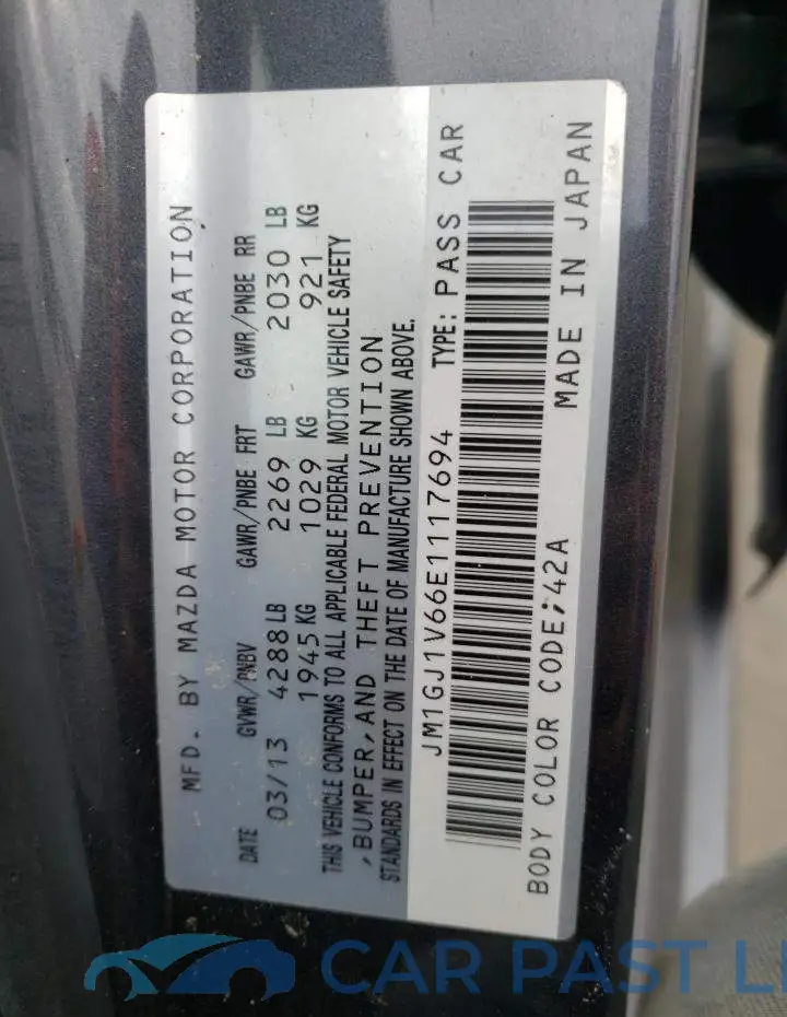 JM1GJ1V66E1117694# 13