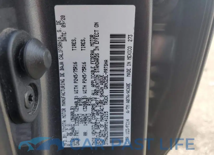 3TMAZ5CN9MM141215# 12