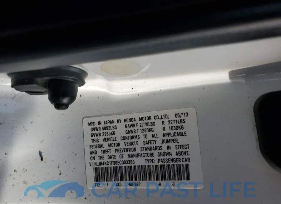 JH4KC1F36EC003383# 12