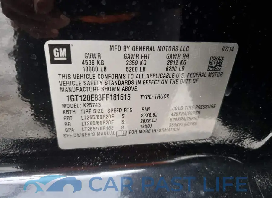 1GT120E83FF181615# 13