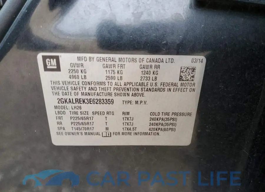 2GKALREK3E6283359# 14