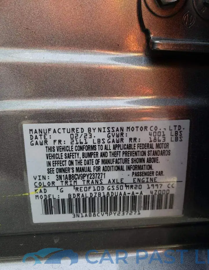 3N1AB8CV9PY237271# 13