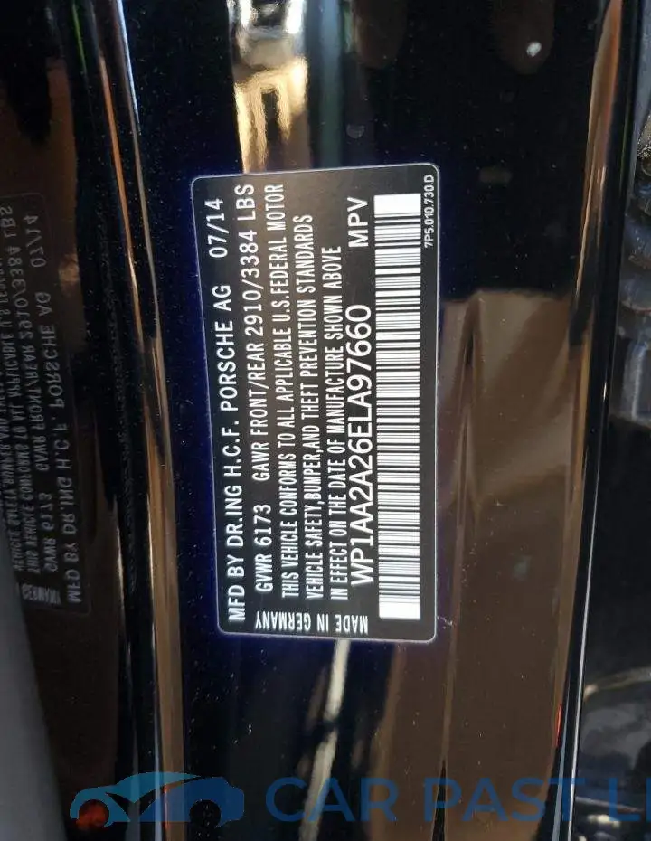 WP1AA2A26ELA97660# 13