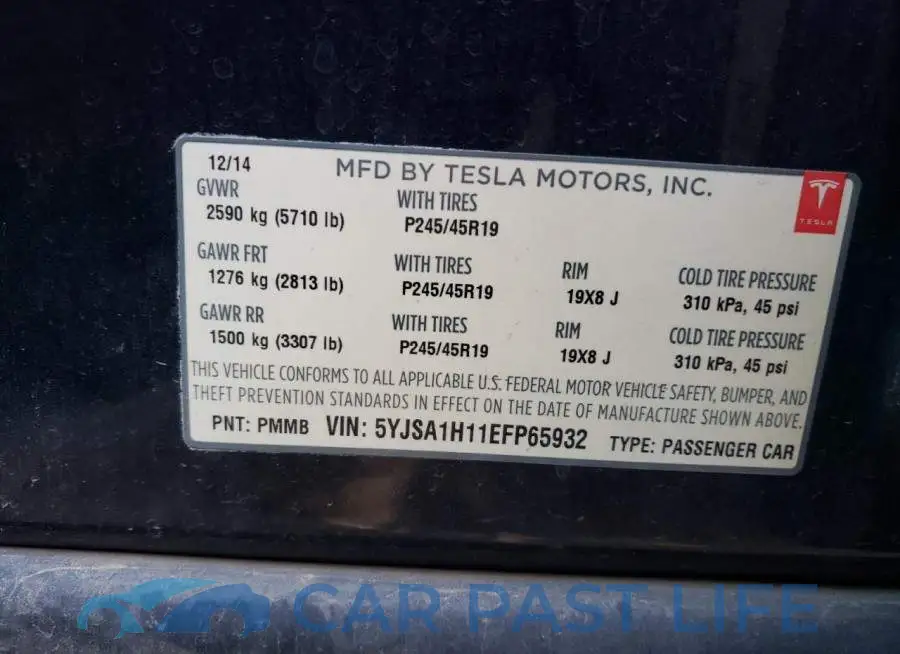 5YJSA1H11EFP65932# 12
