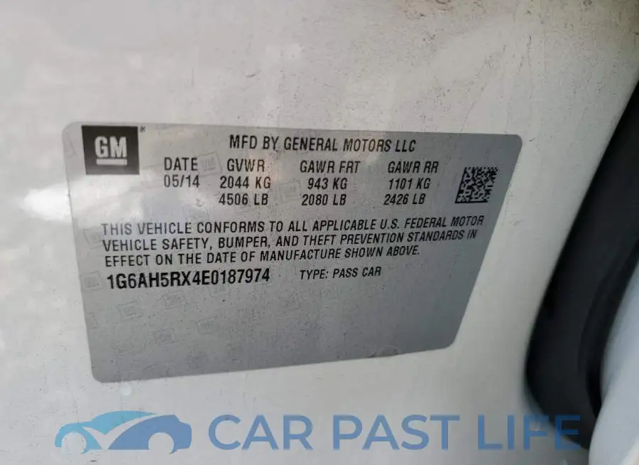 1G6AH5RX4E0187974# 12