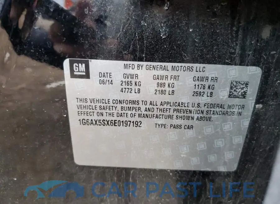 1G6AX5SX6E0197192# 12