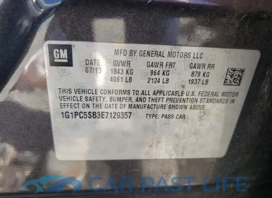 1G1PC5SB3E7129357# 12
