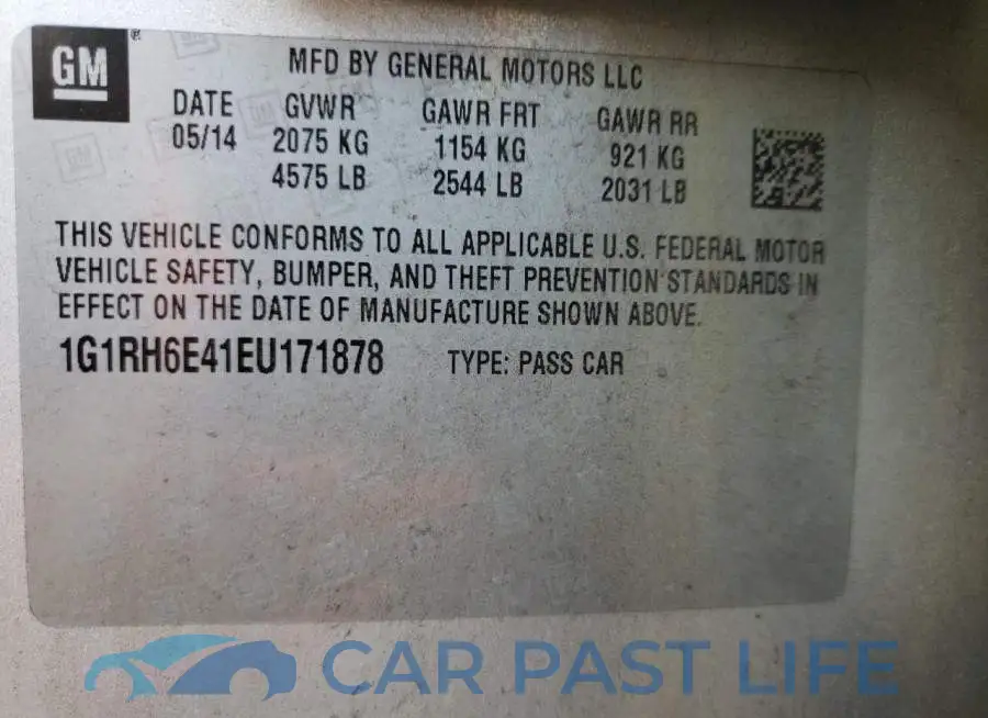 1G1RH6E41EU171878# 13