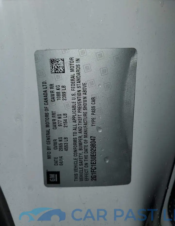 2G1FC1E30E9298047# 12