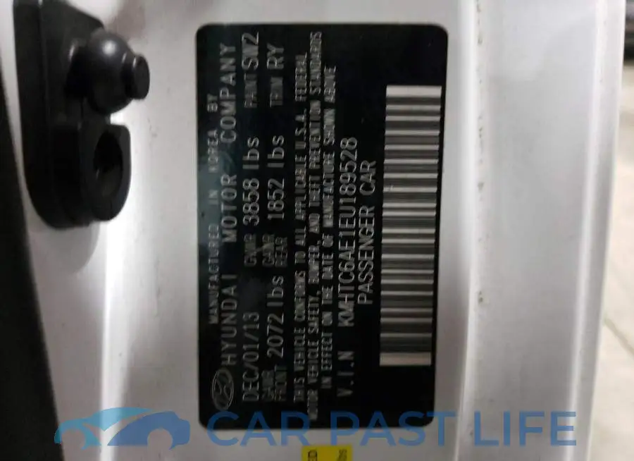 KMHTC6AE1EU189528# 12