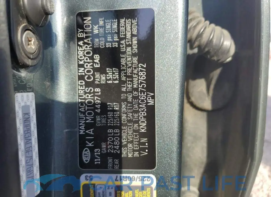 KNDPB3AC6E7576872# 13