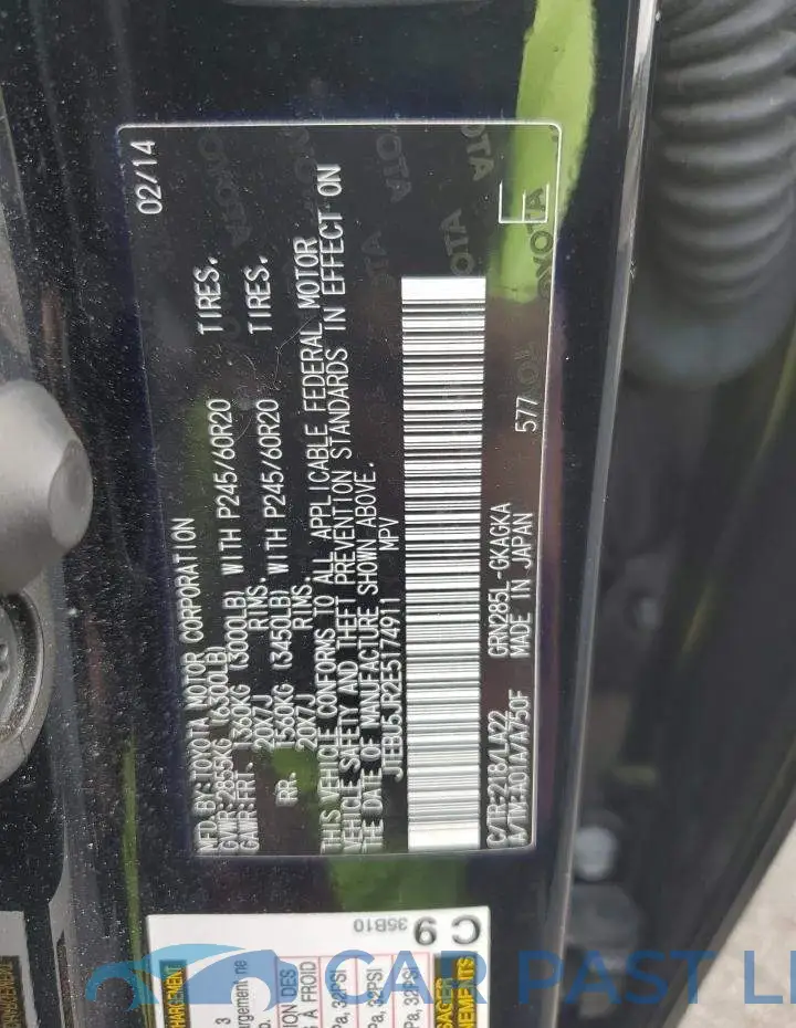 JTEBU5JR2E5174911# 14
