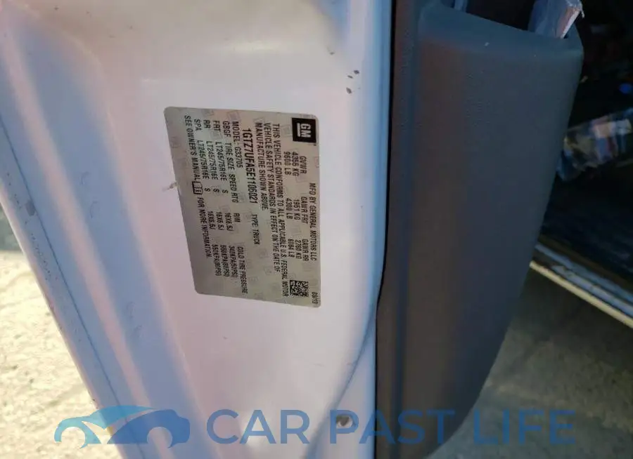1GTZ7UFA5E1106021# 12