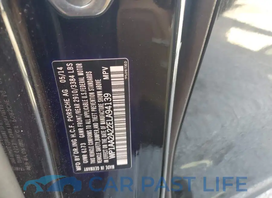 WP1AA2A22ELA94139# 12