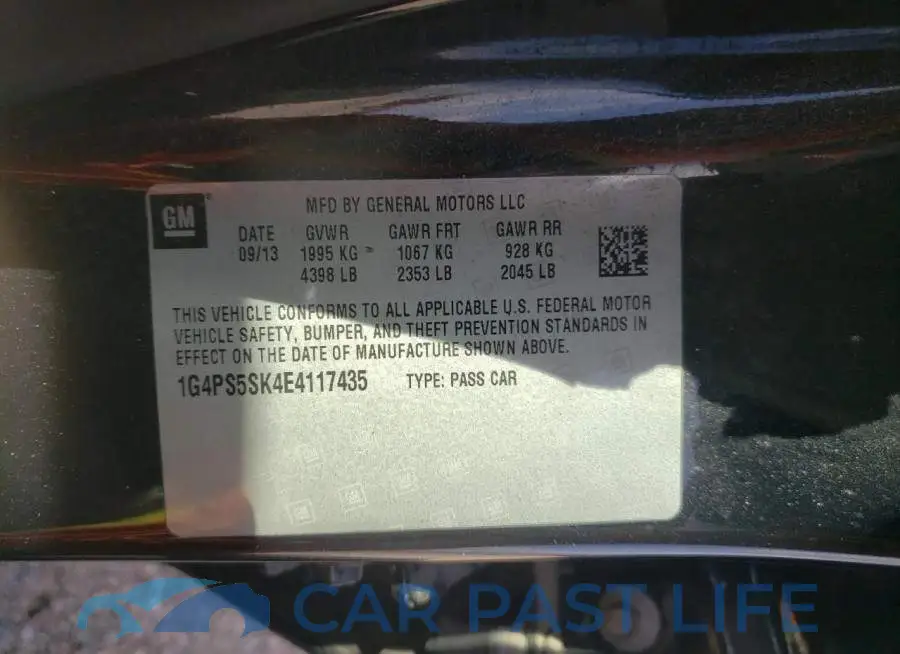 1G4PS5SK4E4117435# 12
