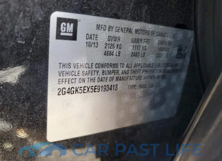 2G4GK5EX5E9193413# 12