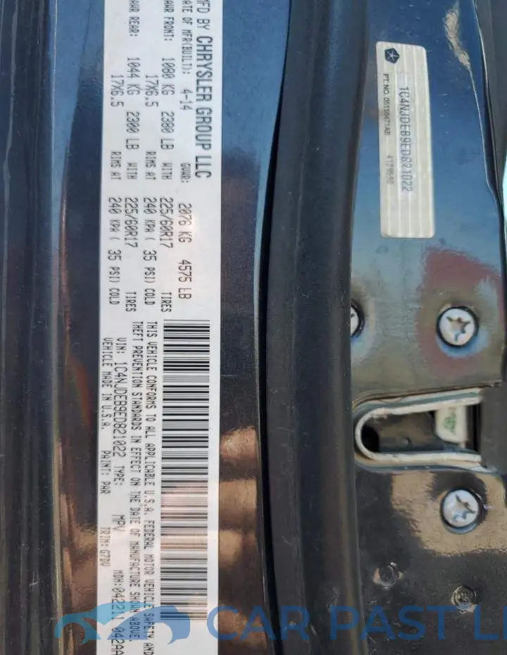 1C4NJDEB9ED821022# 13