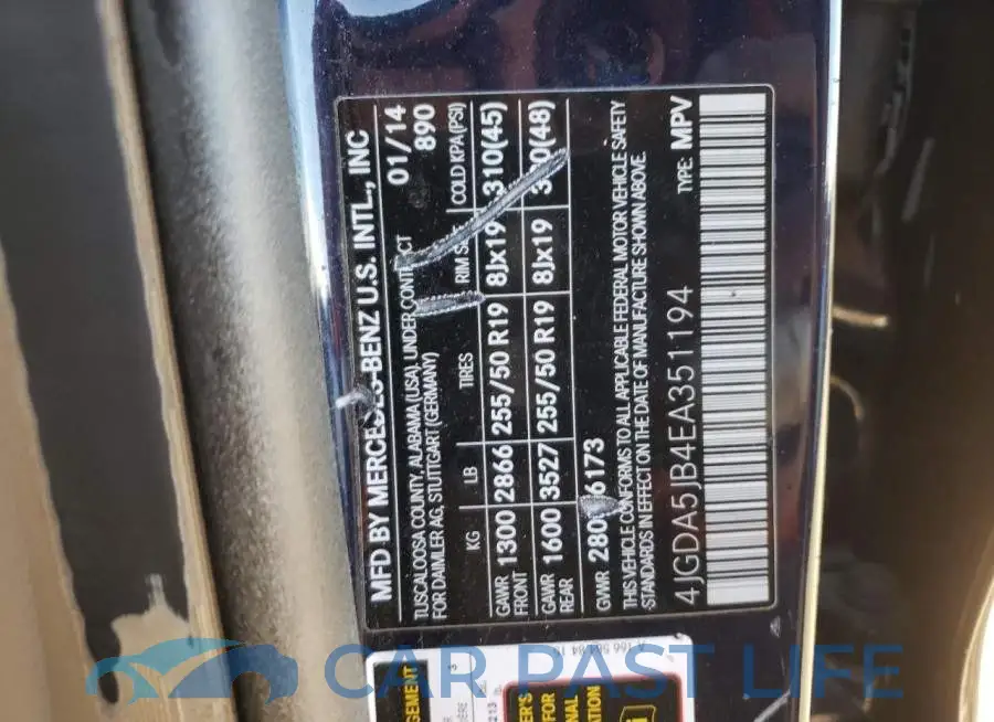 4JGDA5JB4EA351194# 13